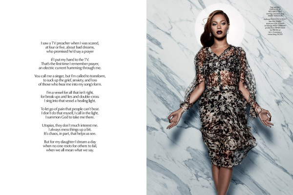 Beyonce, Queen B, Beyonce cover story in CR fashion Book, Queen B in CR Fashion Book, Style by Yellow Button, sbyb