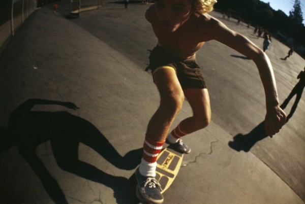 In Your Face (Jay Adams) Kenter Canyon 1976 © Hugh Holland co Blender Gallery